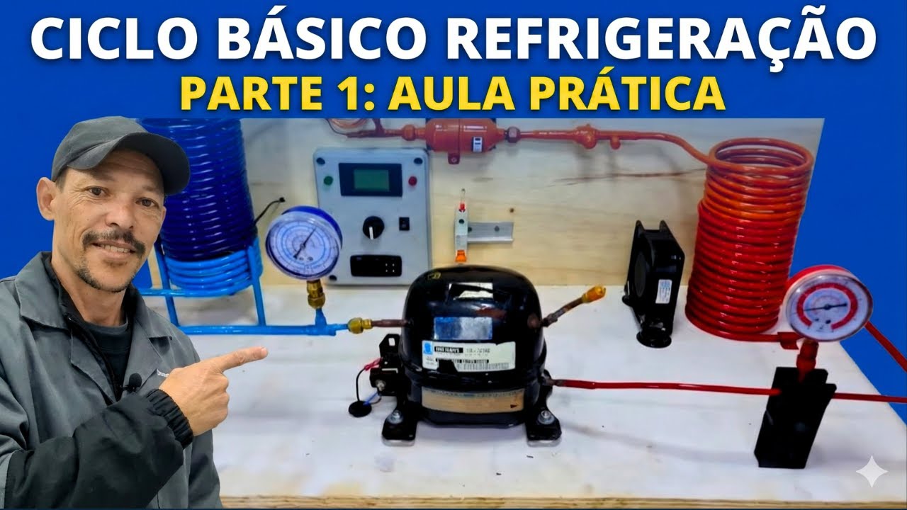 Ciclo Básico de Refrigeração Parte 1   Curso de refrigeração domiciliar, comercial, climatização