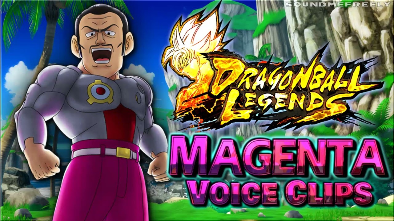 All Magenta Voice Clips • Dragon Ball Legends • Voice Lines (Charles Martinet) - ENGLISH