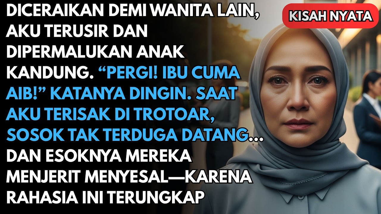 Diceraikan demi wanita lain, aku terusir dan dipermalukan anak kandung