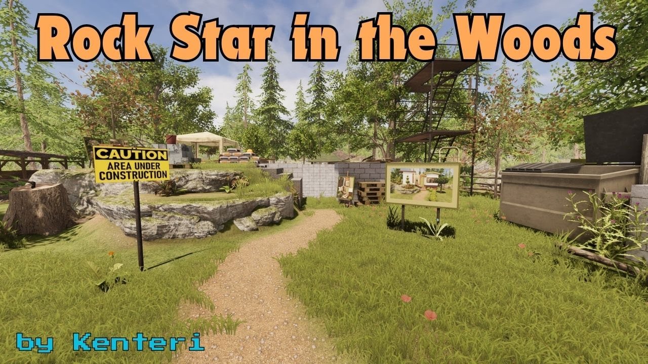 Rock Star in the Woods by Kenteri - House Flipper 2 - Custom Job Regular Speed (REDO!)