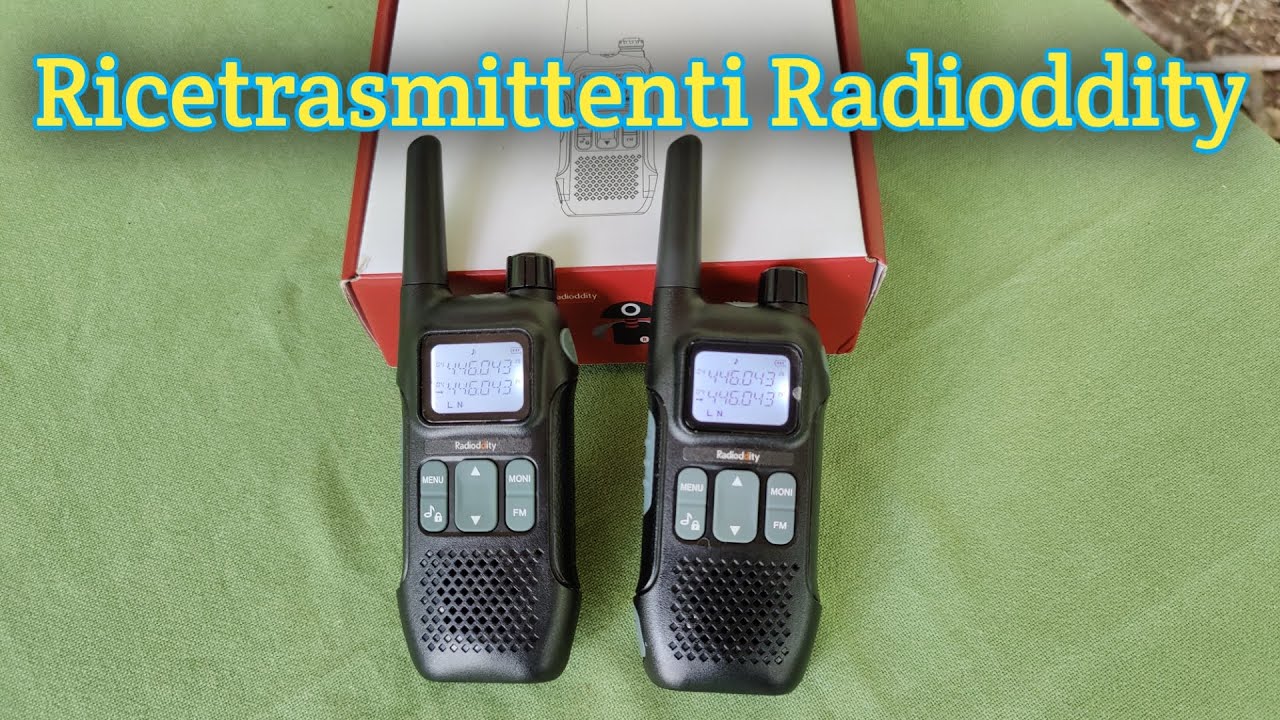 Ricetrasmittente PMR 446 Radioddity PR-T1