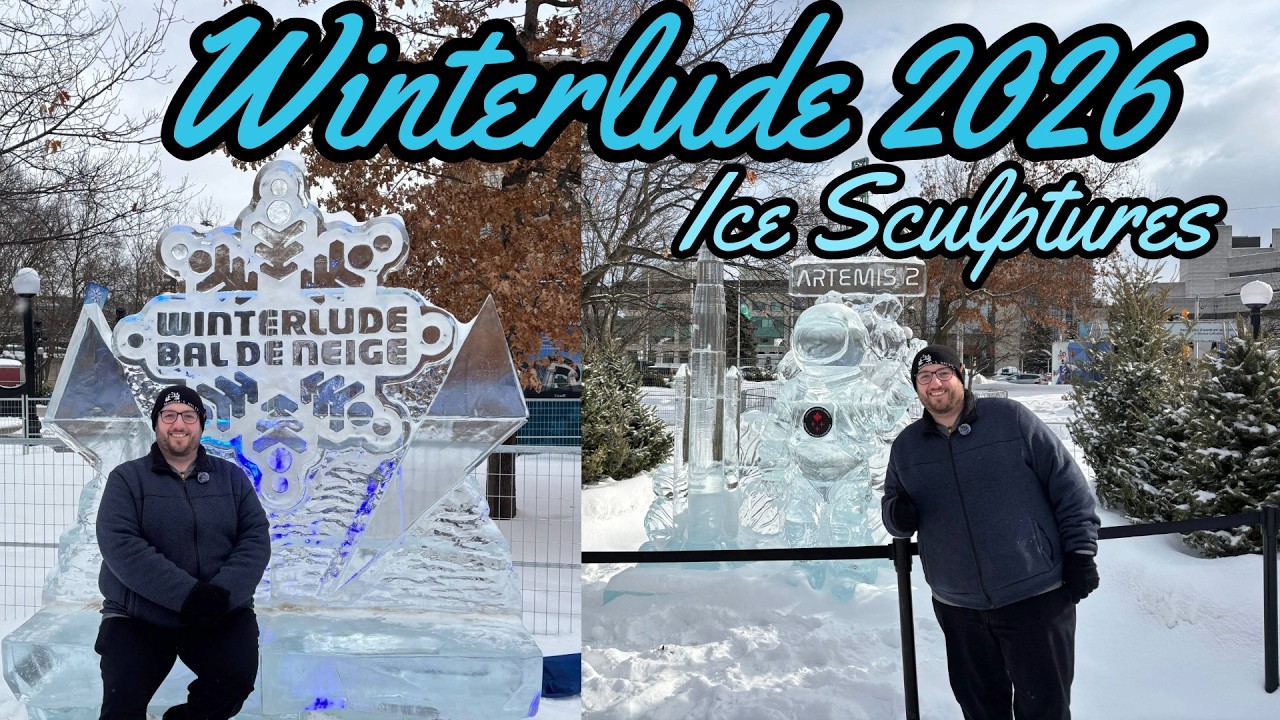 Winterlude 2026 | Ice Sculptures Across Downtown Ottawa | Confederation Park