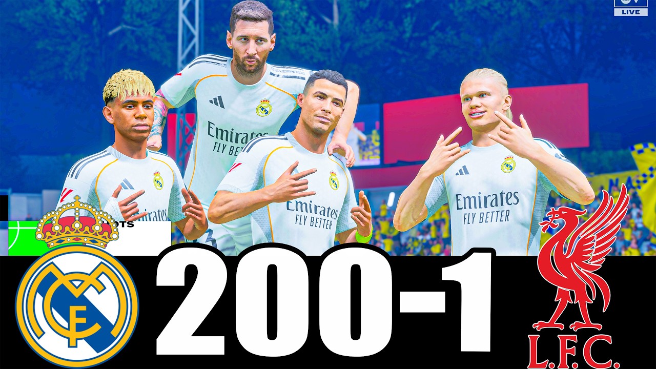 RONALDO, MESSI, LAMINE YAMAL, MBAPPE ALL BEST PLAYERS IN THE WORLD PLAYING TOGETHER | MESSALDO FC 26