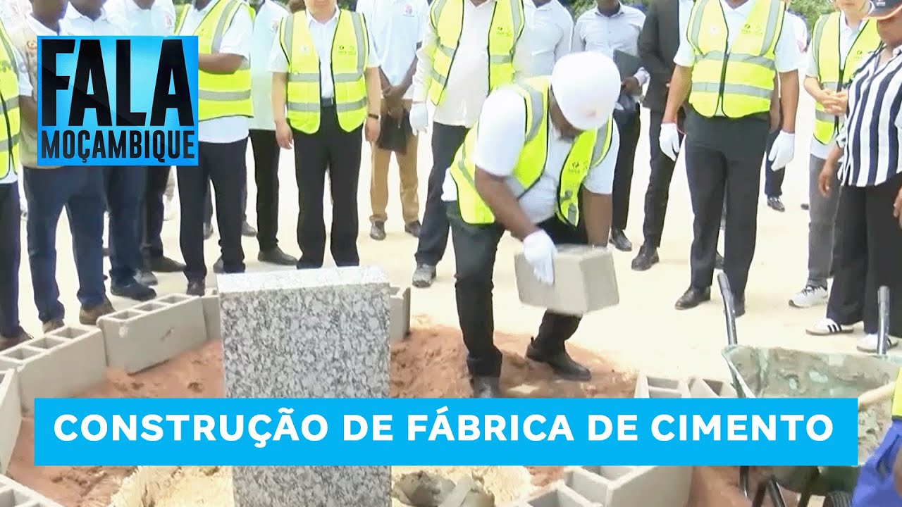 Em Sofala: Lançada a primeira pedra para construção de uma fábrica de cimento e clínquer