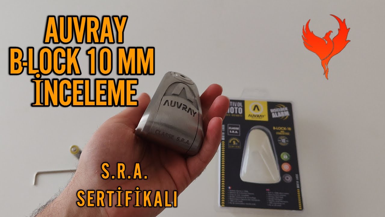 AUVRAY B-Lock 10 MM S.R.A. Sertifikalı Kırılmaz Disk Kilidi.! - İNCELEMESİ    [4K]