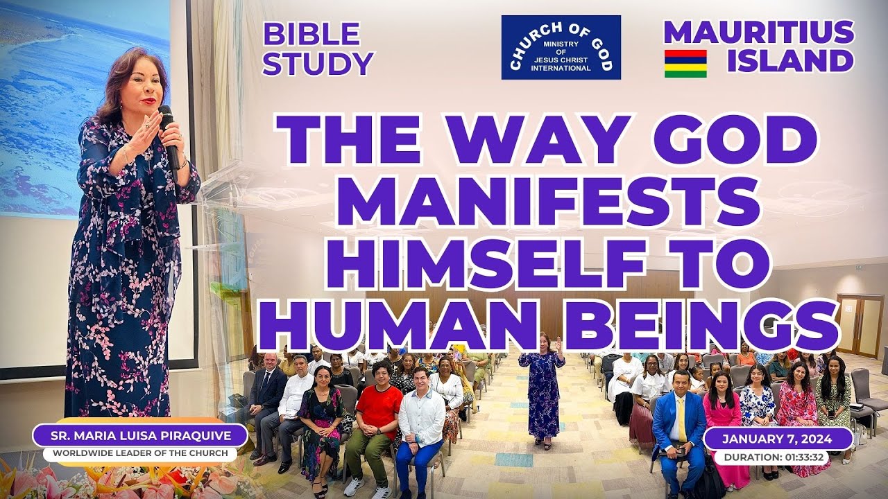 Bible Study: The Way God Manifests Himself to Human Beings – Sr. Maria Luisa Piraquive (Jan 7, 2024)