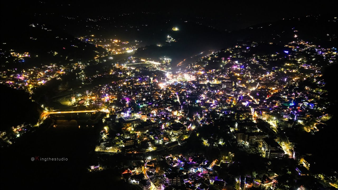 Mandi Town Aerial Footage Drone Shot Video 2025