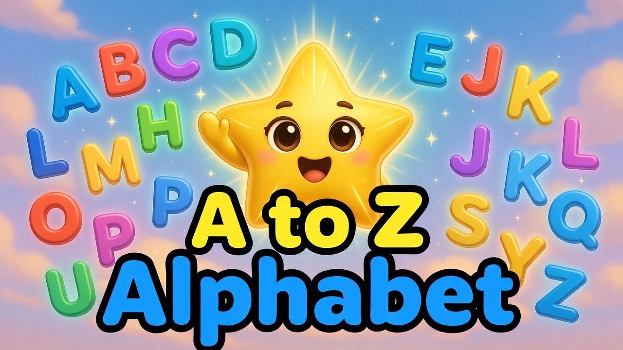 A to Z Alphabet Fun with Sunny the Star ⭐ | Learn ABC for Kids #cartoon #kidsvideo #bedtimestories