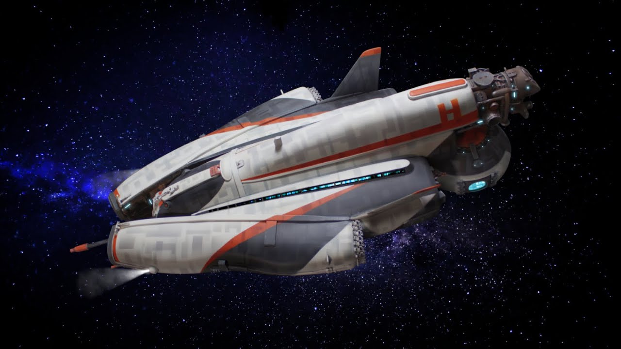 NAVE ESPACIAL HOSPITAL REALIZADA CON MATERIAL RECICLADO