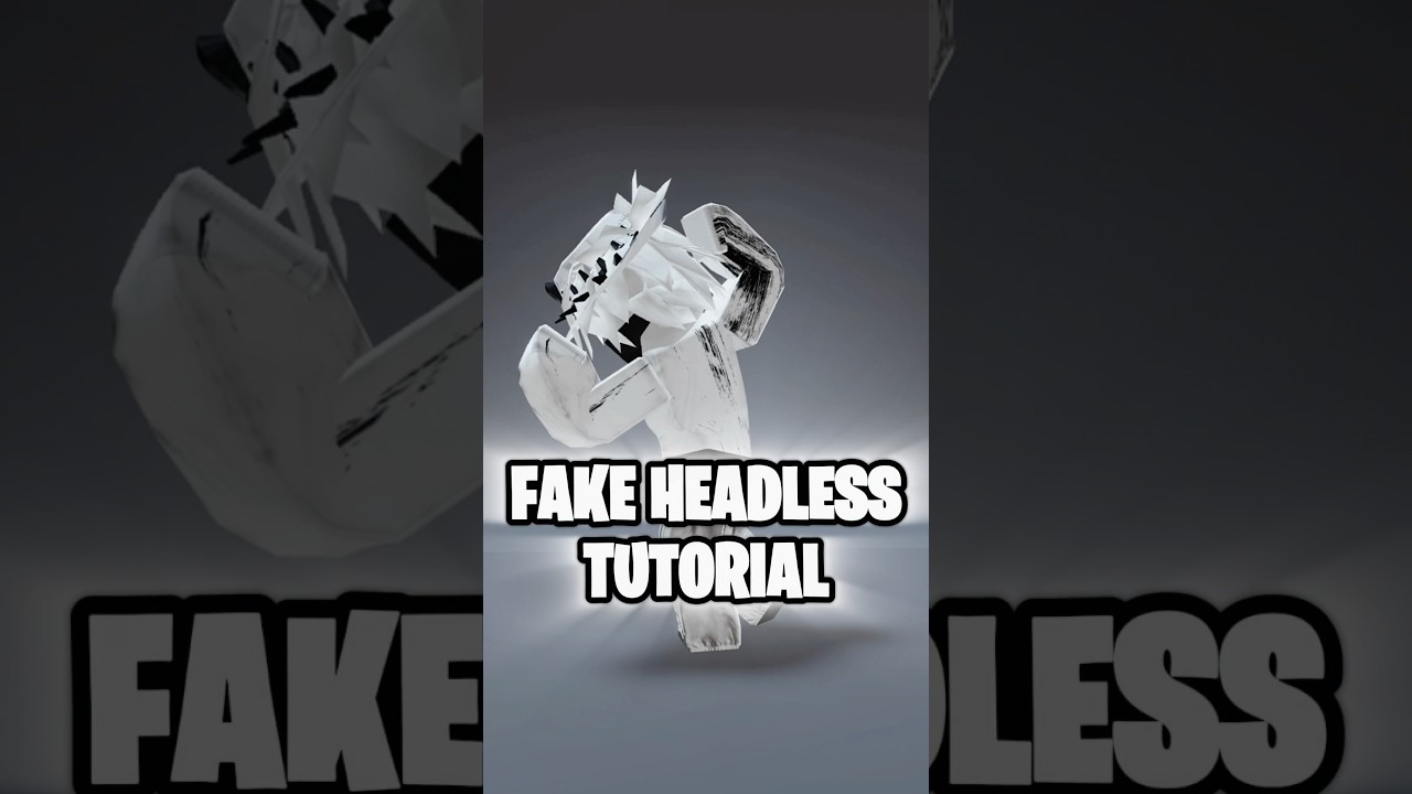 Working Fake Headless 2025 ✅ #roblox #robloxtutorial # #korblox  #dahood