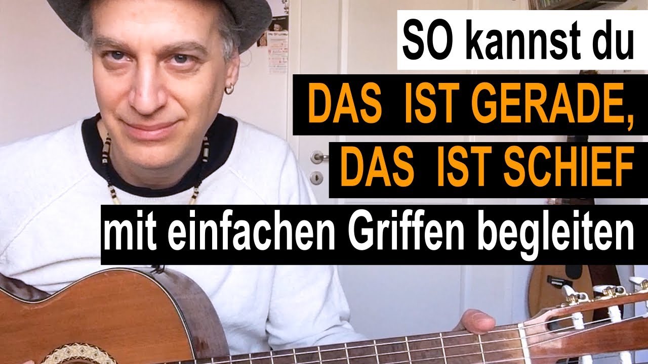 #18 | Das ist gerade, das ist schief | Gitarre lernen mit Kinderlieder