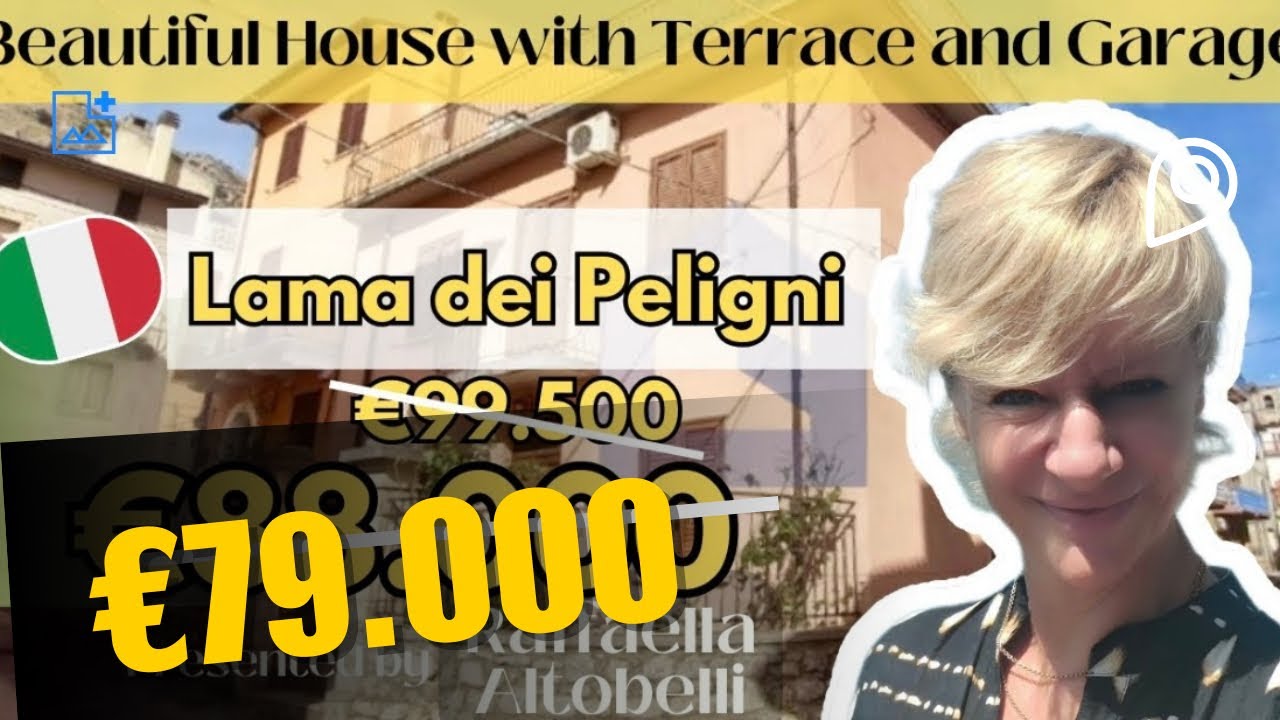 “Lama dei Peligni, Beautiful House with Terrace and Garage” ✅