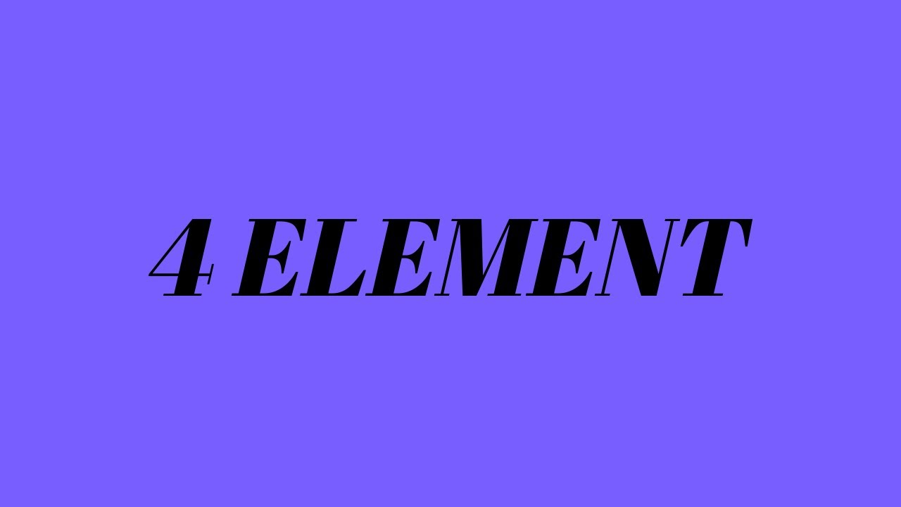4 Element | Cenk Sabuncuoğlu