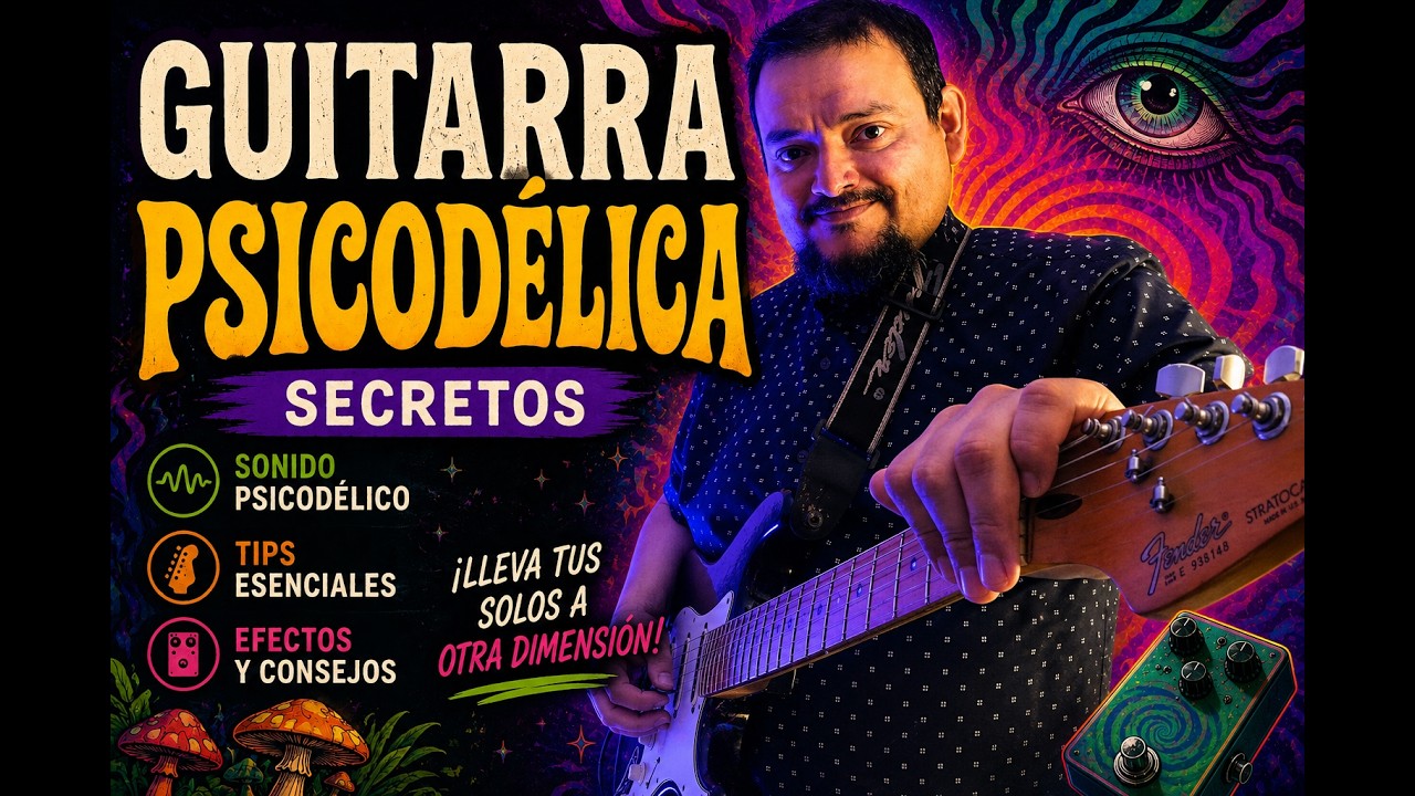 IMPROVISA en CUMBIA PSICODÉLICA | TUTORIAL de Guitarra | PUNTEOS