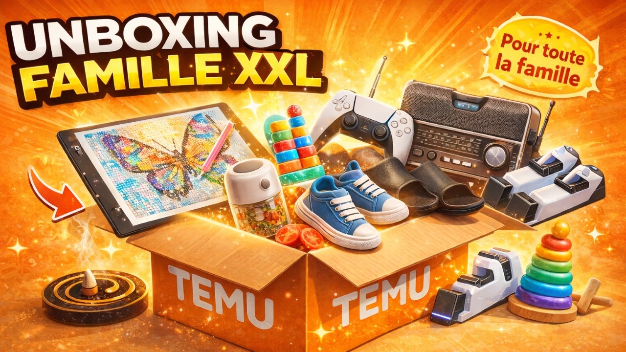 TEMU : Gros colis pour toute la famille 📦🔥