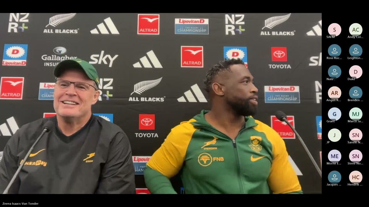 Bok post match media conference 20250913 / Springboks 43-10 All Blacks