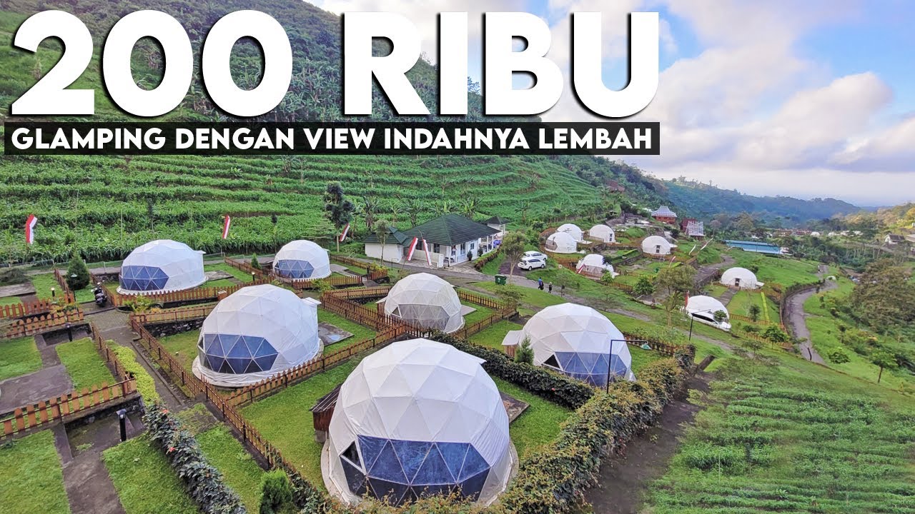 CAMPING MEWAH TAPI MURAH?! | Glamping Hits Untuk Liburan Juga Healing | Review Lembah Indah Malang
