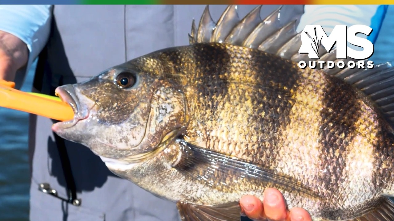 Mississippi Inshore Fishing Guide – Sheepshead at Coastal Hotspot