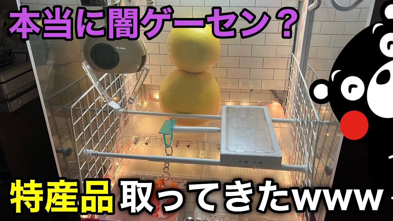 【クレーンゲーム】闇ゲーセン？で特産品取ってきたwww【UFOキャッチャー】