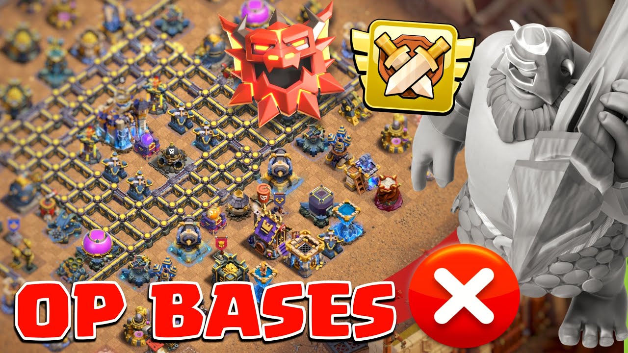 Th18 Anti - Thrower Base for Legend and CWL ! Clash of Clans.