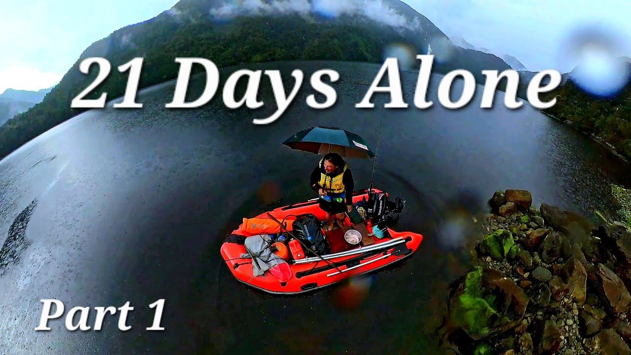 3 Week Solo Fiordland Adventure in my 3.6m Rubber Ducky | fishing, flooding and feasting