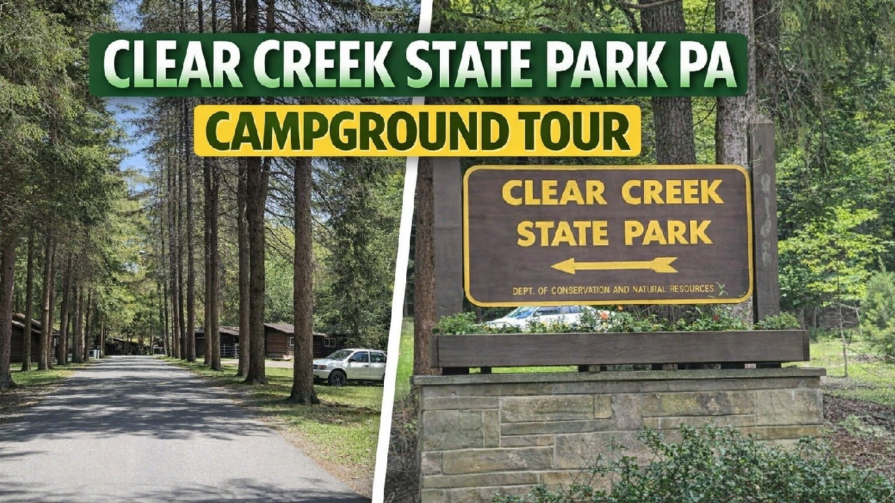 Clear Creek State Park PA Campground Tour