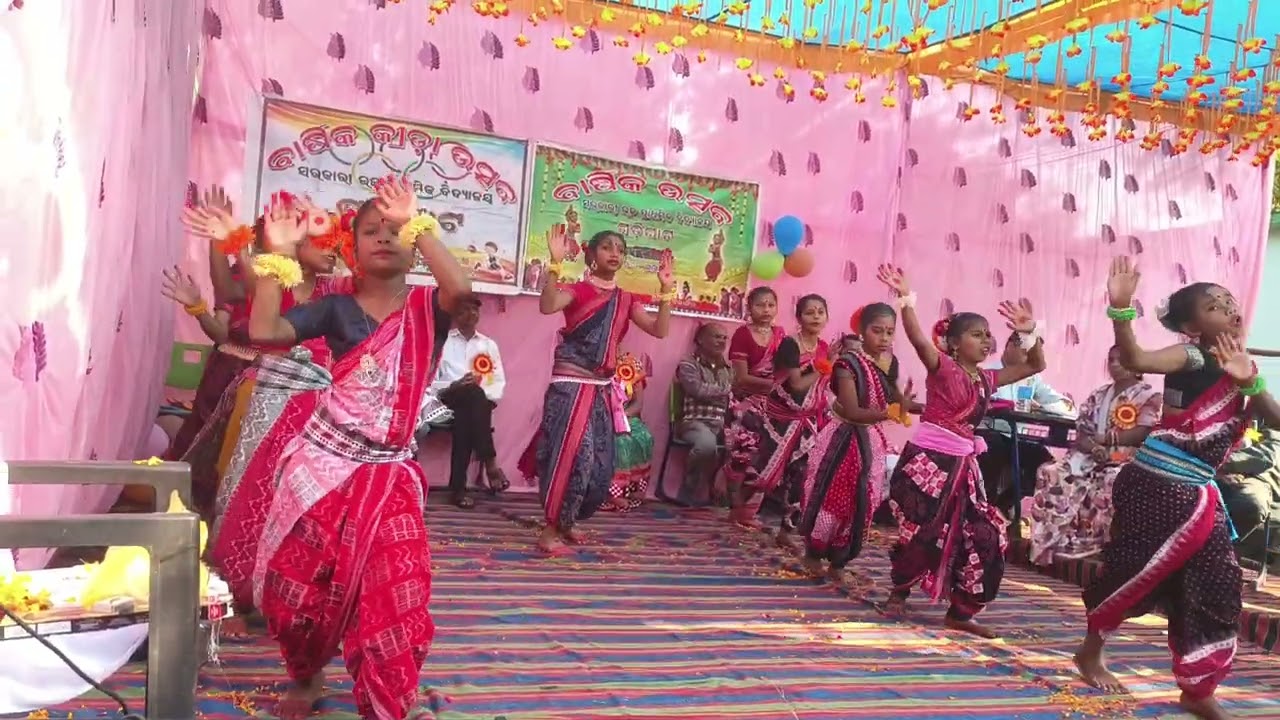Subha sankalpa ra dipa jalailu Atithi satkara Dance//Gudighat u p school, Bolangir Annual function 