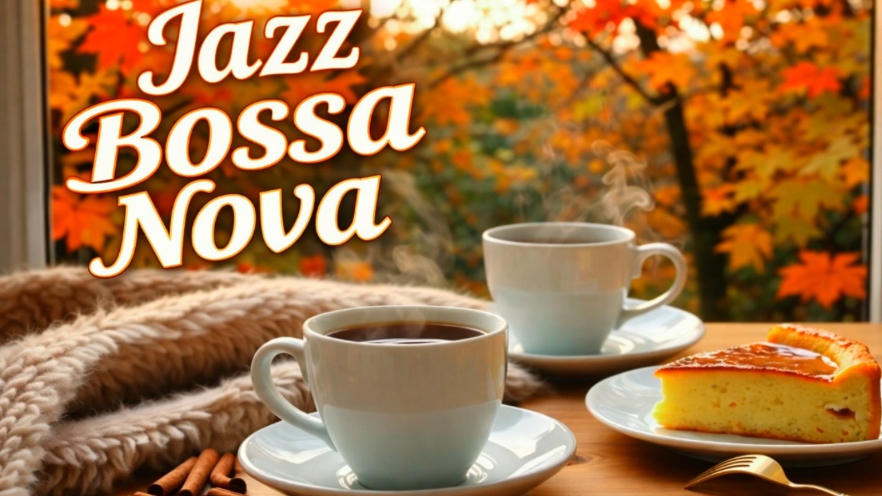 Autumn Bossa Nova ☕🍂 Cozy Fall Jazz Cafe Music for Relaxing, Studying & Warm Coffee Vibes