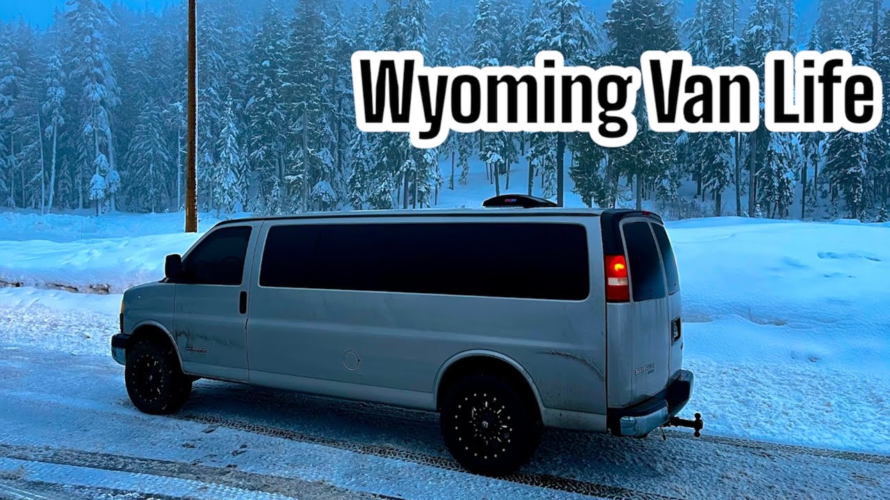 Winter Van Camping In The Wyoming Mountains | My Coldest Night Yet