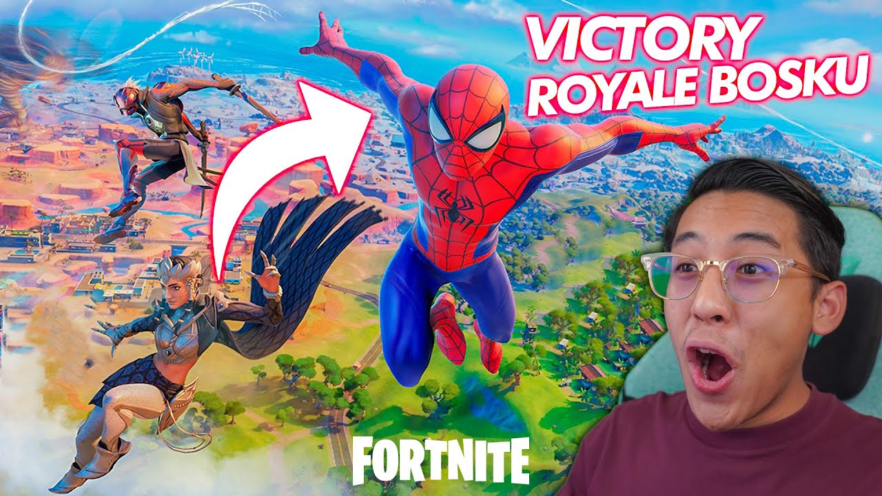 THE ROCK CAMPUR SPIDERMAN DALAM FORTNITE?!