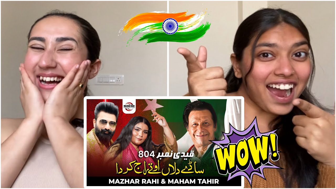 Indian Reaction on Qaidi No 804 Saday Dila Utay Raj Karda | Khan | Imran Khan Tappay Song |