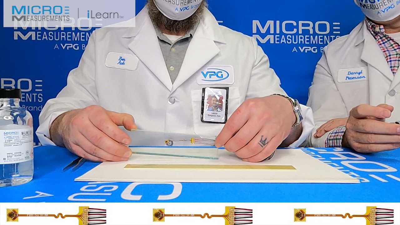 C4A Strain Gage Installation with M-Bond 200 Adhesive (Composite Beam)