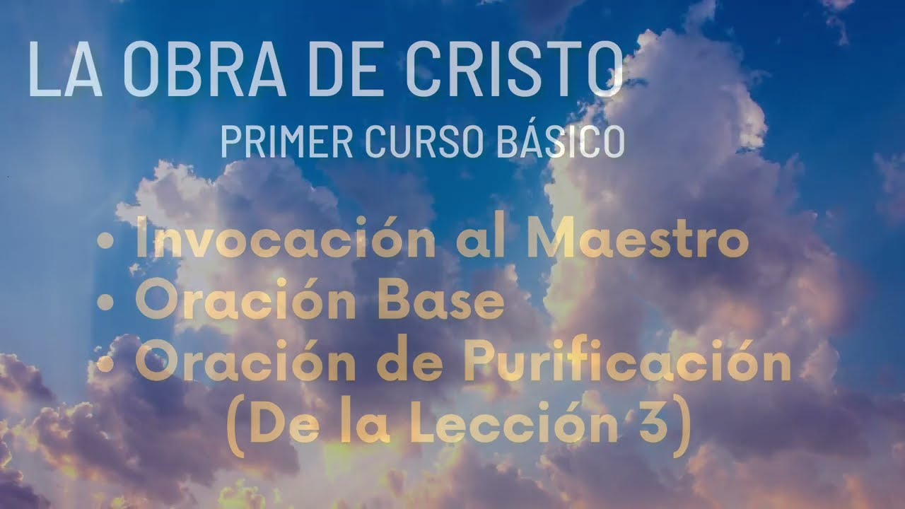 ORACIONES DE PURIFICACI&Oacute;N