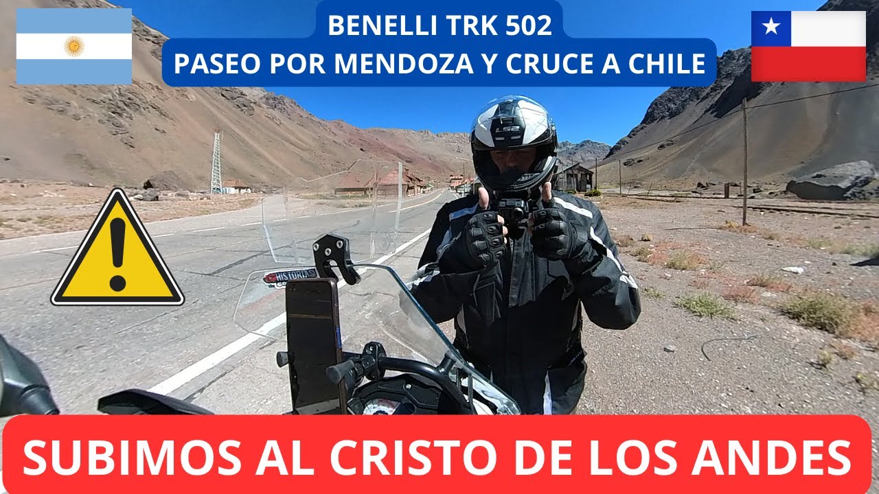 BENELLI TRK 502 - MONTAÑA y RIPIO?. Subimos al CRISTO de los ANDES