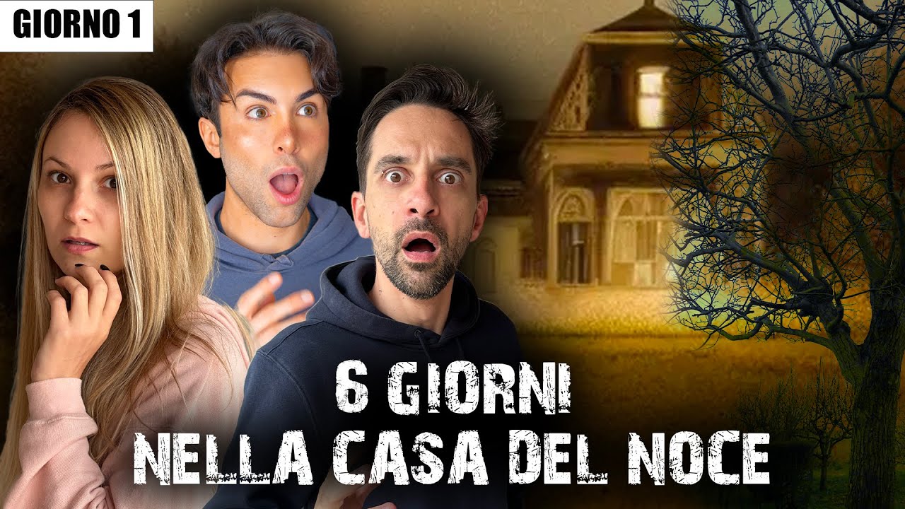 6 GIORNI NELLA CASA INFESTATA DI GIANMARCO ZAGATO ** LA VILLA DEL NOCE ** | NOTTE 1
