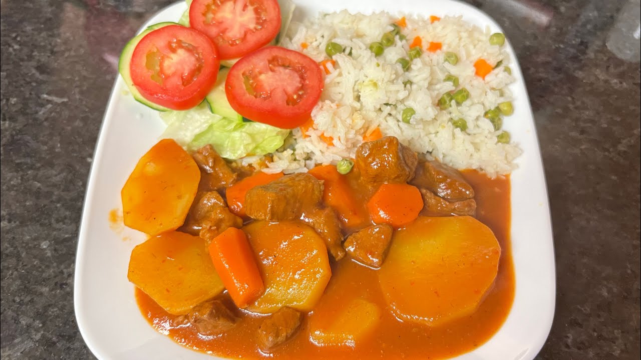 Cómo hacer carne guisada o estofado de res Guatemalteco. Una delicia 😋