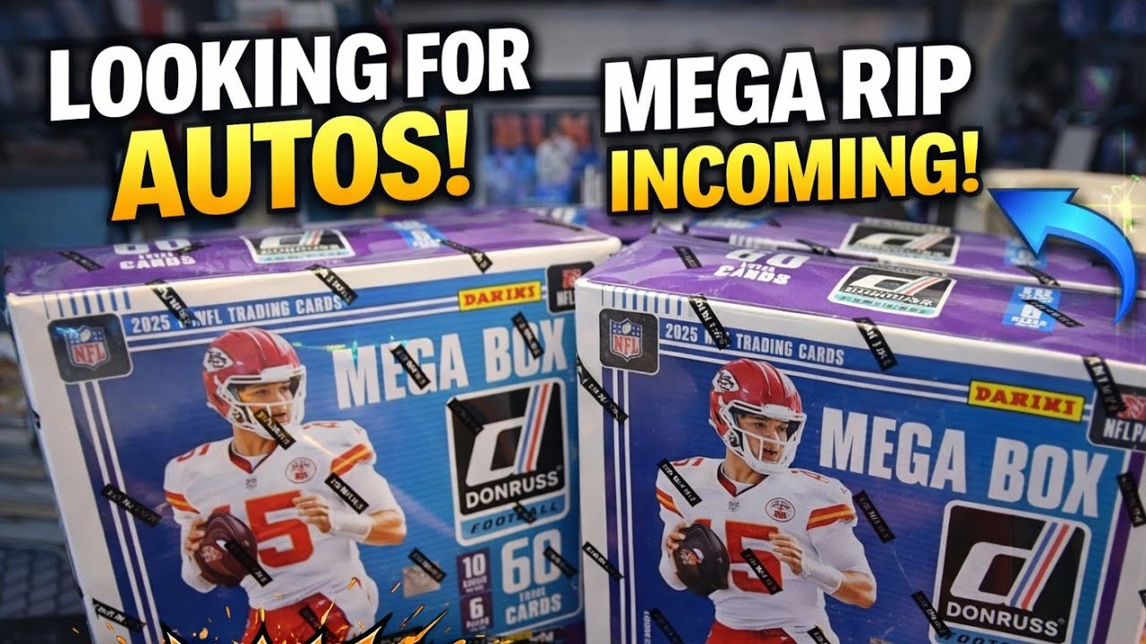 4 MEGA BOX 2025 Panini Donruss Football