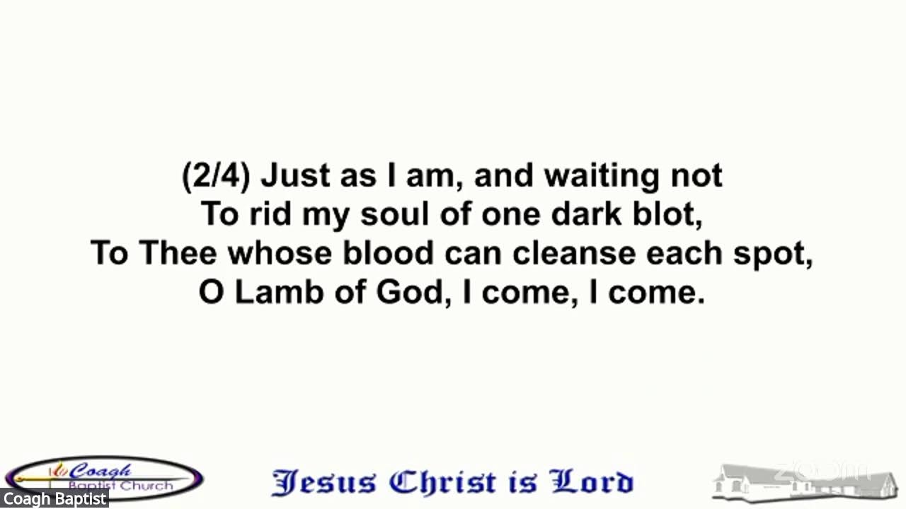 Coagh Baptist Church | Gospel Meeting | 22/02/26 | Testimony by Danny Roberts