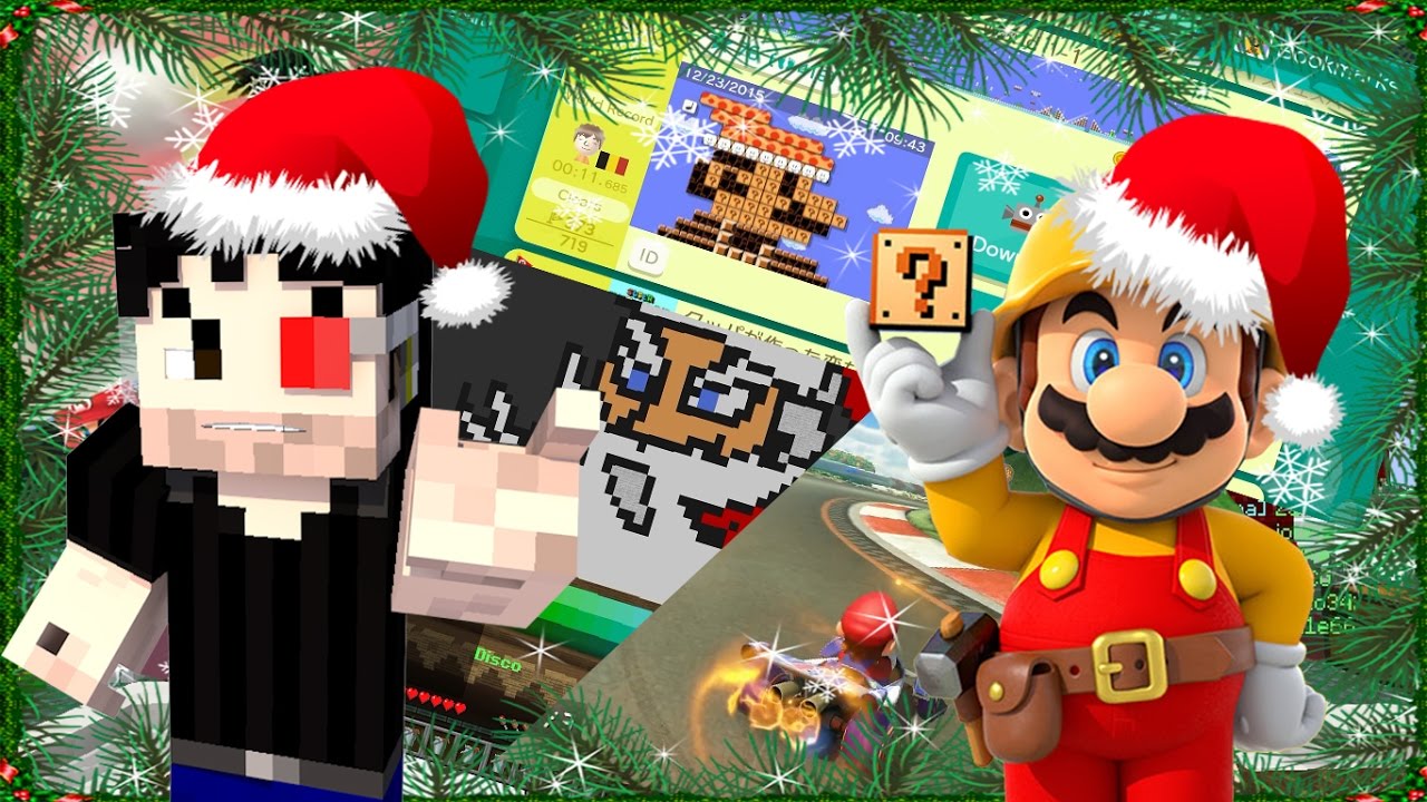 🎁🎄 ESPECIAL DE NAVIDAD 🎄🎁 | Mario Maker / Breaking Hack / Smash Bros / Pixel Painters / Mario Kart 8