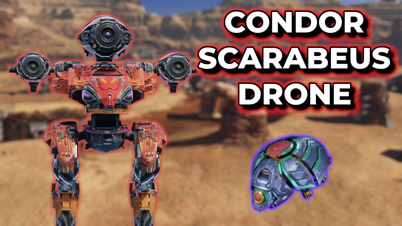 WR - 1.4 Million Shield Condor W/ Scarabeus Drone - As Strong As Before? | War Robots