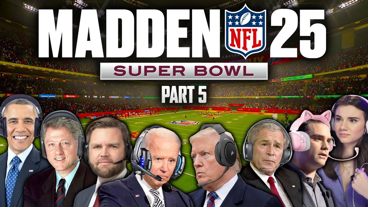 Президенты США играют в Madden 25 — СПЕЦИАЛЬНЫЙ ВЫПУСК К СУПЕРБОУЛУ (Часть 5)