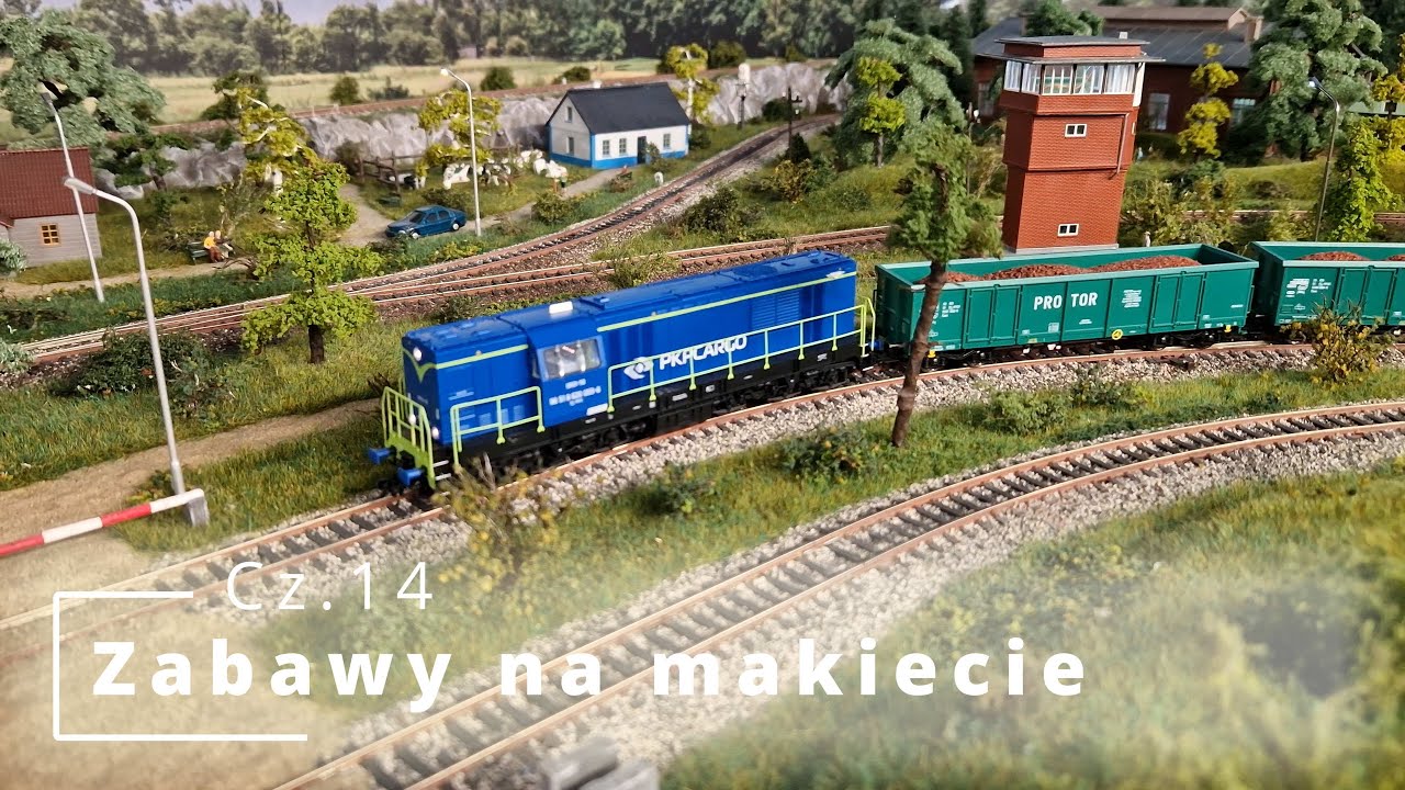 Zabawy na makiecie cz.14 #Makieta #Piko #H0 #PKP #DCC