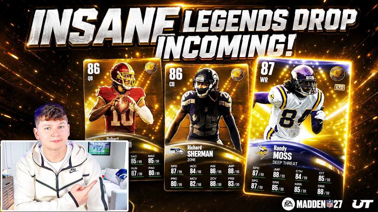 INSANE LEGENDS DROP! LTD MOSS, RG3, AND SHERMAN COMING! EA TROLLED MUTLEAKS!