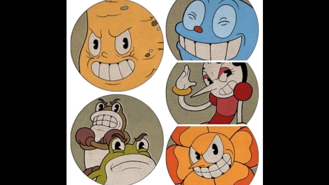 Derrotando todos os chefões da 1ª ilha do cuphead