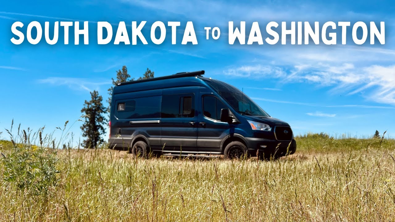 Traveling in a Van from South Dakota to Washington State | Free Campsites & Harvest Hosts