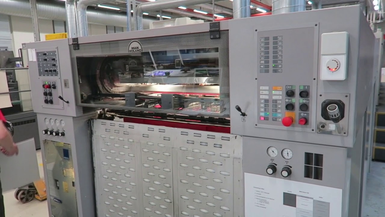One excellent 5-colour MAN Roland 705 3B + LV