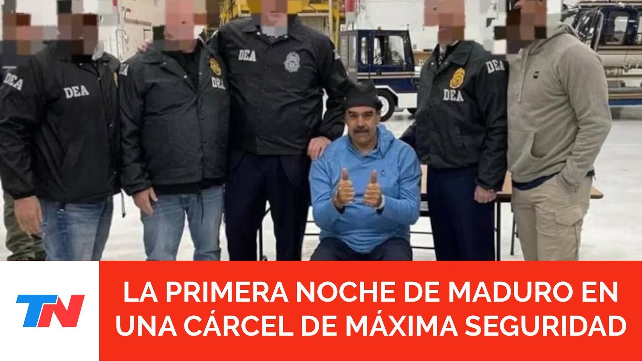TN EN VENEZUELA: Nicolás Maduro pasó su primera noche en una cárcel de máxima seguridad