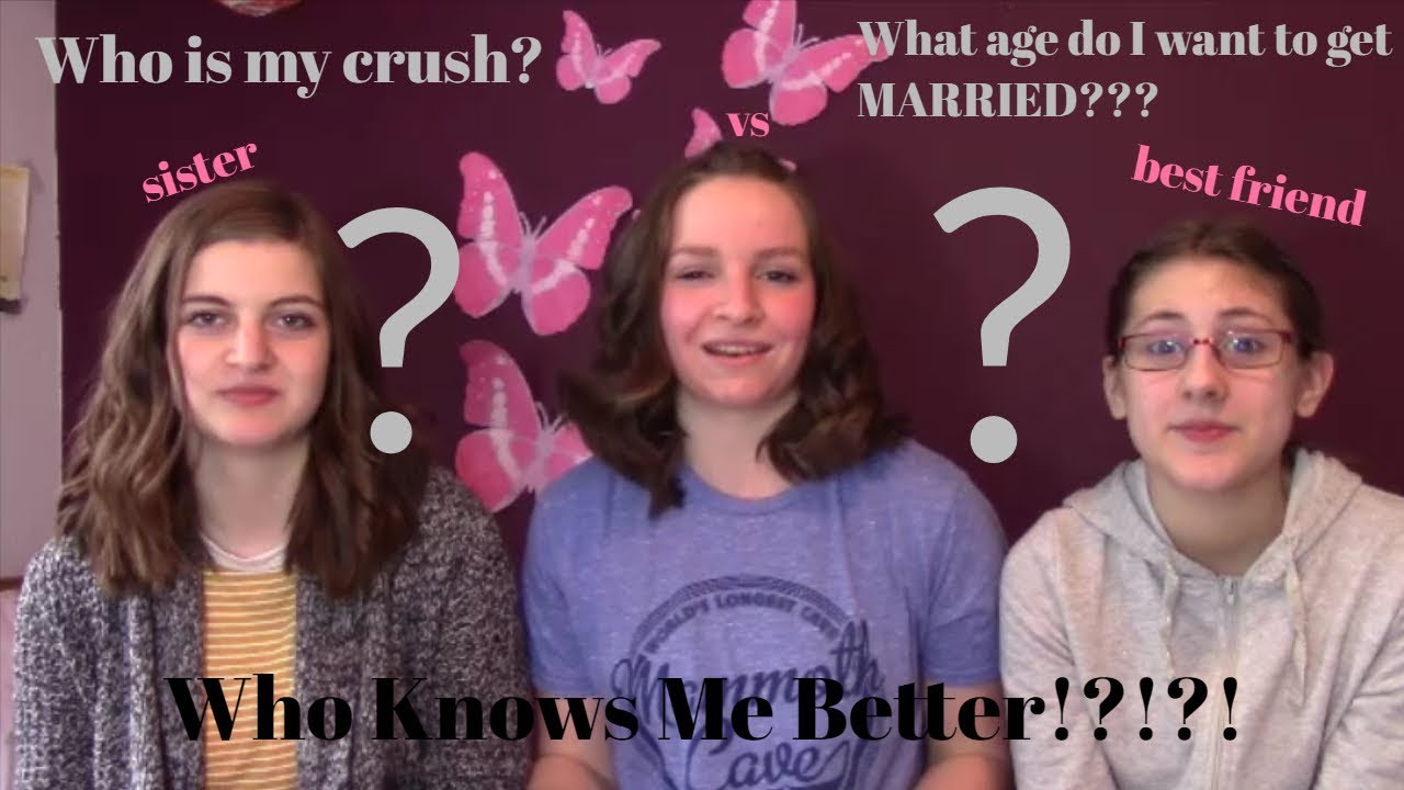 WHO KNOWS ME BETTER ??? Sister vs Best Friend! Ft. Tori-Anne Elizabeth