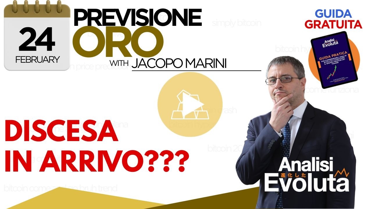 ORO - Gold : DISCESA IN ARRIVO???