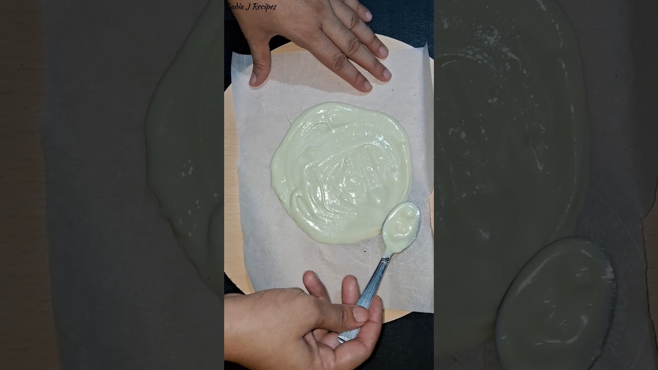White Chocolate Compound // #shorts #chocolate C #food #recipe #kids
